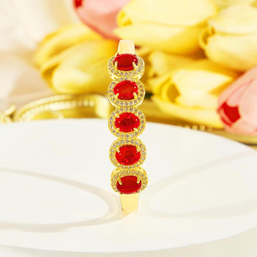 CMM великолепные золотые браслеты-браслеты ювелирные изделия сверкающие цирконии очаровательный аксессуар для мировых ценителей моды