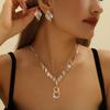 Fashion Necklace Earrings For Women Ladies