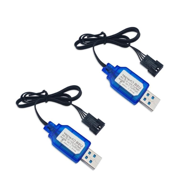 USB-кабель для зарядного устройства 7,2 В 250 мА Выходной NiCd NiMh Аккумуляторный блок USB-кабель для зарядки SM2.0 2-контактный штекер для Экскаваторов Автомобиля
