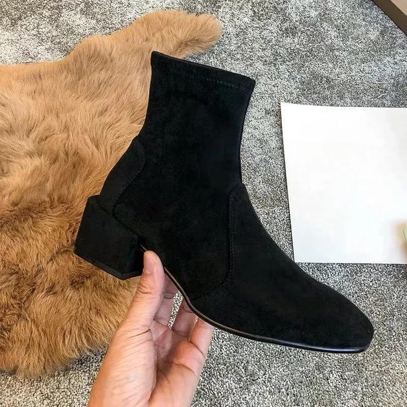 Autumn Booties New In Winter 2025 High Quality Female Short Shoes Footwear Comfortable and Elegant Chic Pu Women's Ankle Boots