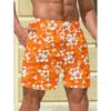 Summer Men's Beach Vacation Hawaiian Style 3D Printed Shorts Street Fashion Y2K Shorts Breathable Loose Fit Fitness Swim Trunks