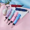 Umbrellas Sun Umbrellas Rain and Sunny Manually Folded Student Portable Umbrellas Sunshade Accessories Outdoor Equipment