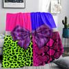 1Pc Butterfly Print Flannel Blanket, High quality Comfortable for All Seasons, Home Decor, Warmth and Comfort, Perfect for Christmas Gifts W111