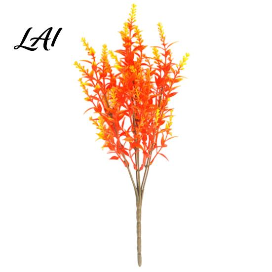 Long Lasting Fake Plants Fall Artificial Flower with Eucalyptus Leaf Lifelike Faux Plants Realistic UV Resistant for Autumn Thanksgiving Harvest