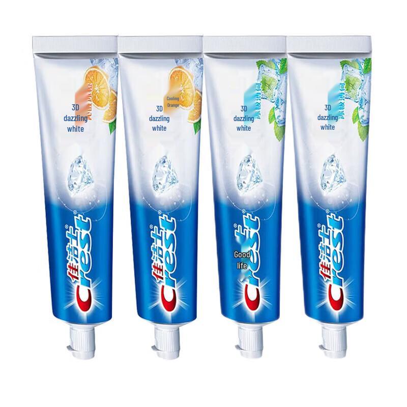 Crest 3D White Ice Orange Whitening Toothpaste 2x120g
