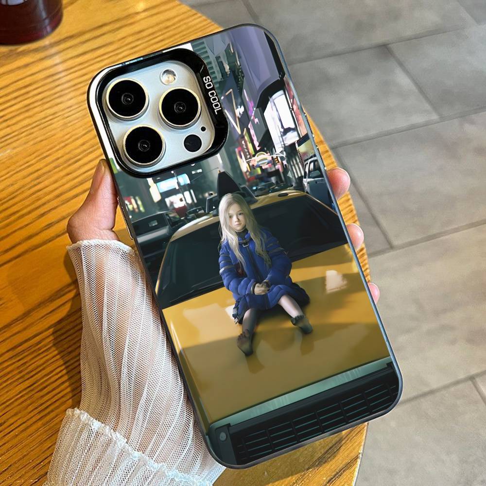 Игровой чехол для телефона P-Pragmata для iPhone 16 17 15 14 12 13 Pro Max Черный цвет Ударопрочный чехол