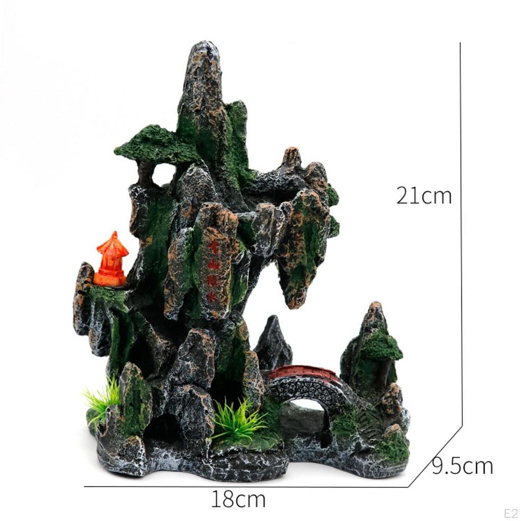 Аквариумная скала, фигурка, поделки, водные пещеры, ландшафт, аксессуары для аквариума, креативное ландшафтное оформление