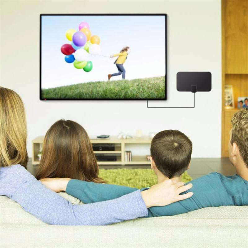 Мини-Hd цифровая антенна HdTV с адаптером Dvb-t2 приемная антенна для европейского американского HdTV