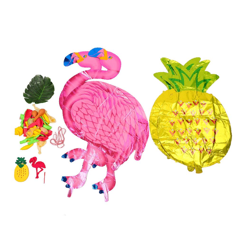 Набор воздушных шаров «Гавайи Фламинго Ананас» для летней вечеринки, набор воздушных шаров для свадебной вечеринки