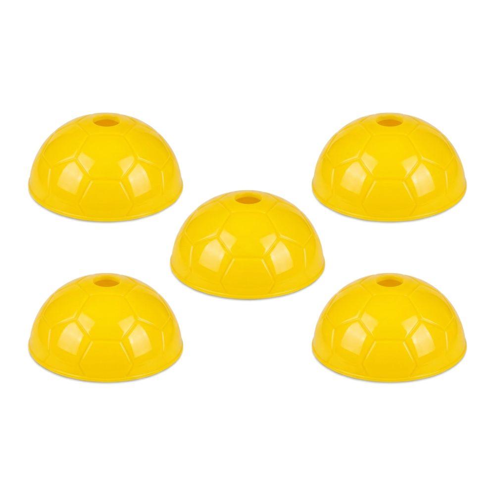 5PCS Top Hole Soccer Marker Set PE Sports Marker Discs Colorful Football Training Cones Kids Sports