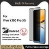 For Vivo Y300 Pro 5G Glass IMAK 3D Curved Privacy Tempered Glass Full Screen Coverage Film