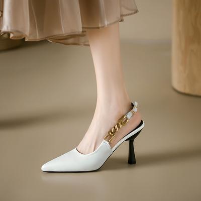 Модные босоножки на шпильках, туфли с закрытым носком, женские, бежевые, летние, 2024 г., с открытым носком, прозрачные, со стразами, удобные, черные, с высоким пои