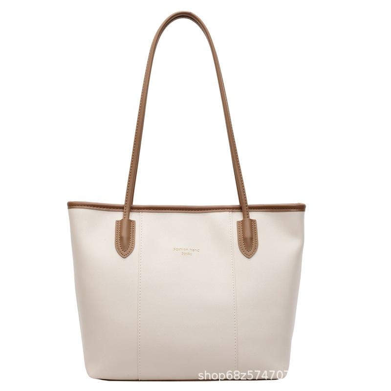 Temperament Explosive Commuter Big Bag Women's 2025 New Fashion Retro Shoulder Bag Large Capacity Simple Tote Big Bag