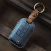Leather Car Key Case Cover Fob For VW Volkswagen Polo Tiguan Passat B5 B6 B7 Golf MK Jetta Skoda Kodiaq Superb Octavia Seat Etc