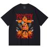 230 Gsm 100% Cotton Chainsaw Man V8 Pochita Print Unisex Heavy Cotton T Shirt