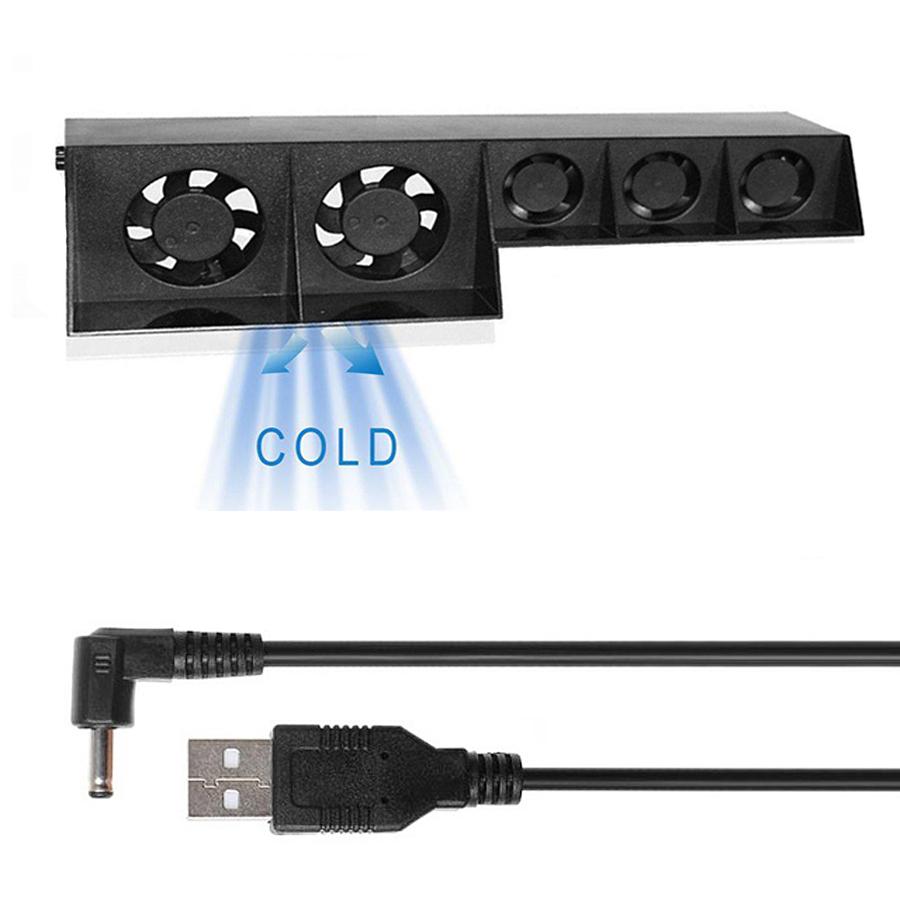 USB-вентилятор охлаждения для игровой консоли PS4, подставка, аксессуары для Playstation 4, внешний турбо-контроль температуры, для обычной PS4