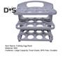 Egg Storage Container Large Capacity Food Grade BPA Free Foldable Design Portable Egg Holder Refrigerator Tray