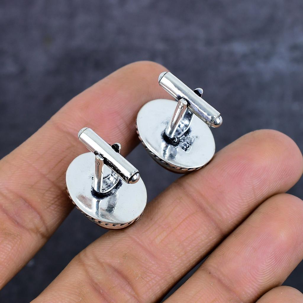 Запонки ручной работы из стерлингового серебра 925 пробы с балтийским янтарем l7y30