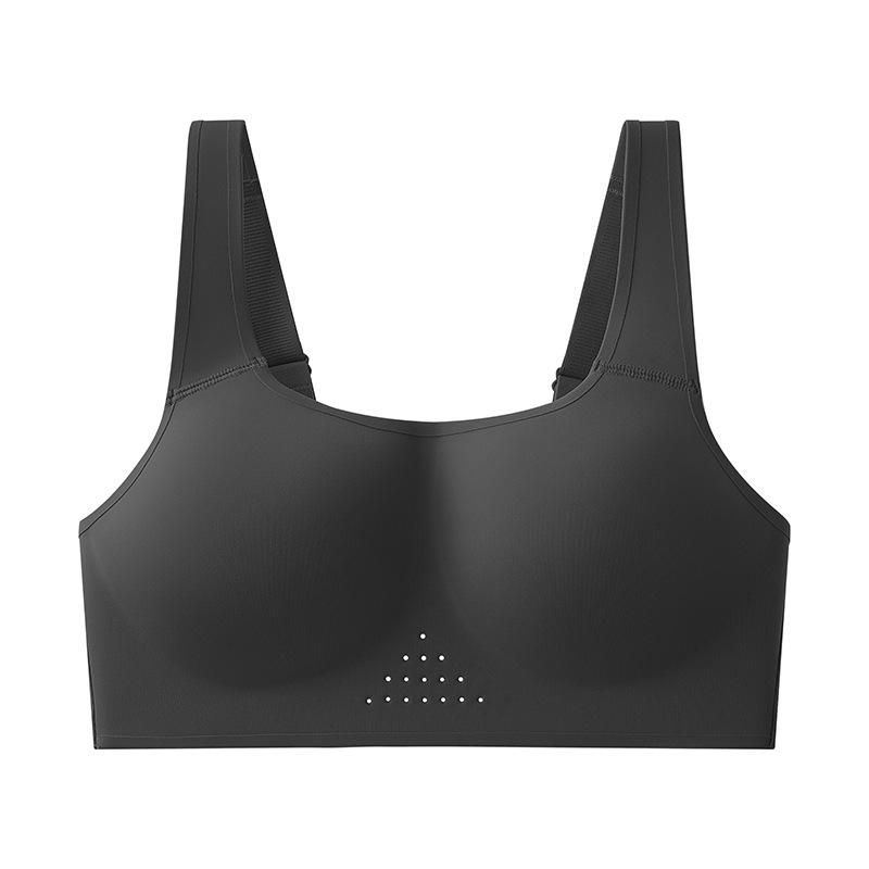 Large Size Thin Tube Top Underwear Smooth Yoga Simple Wide Shoulder Strap Breathable Integrated Bra