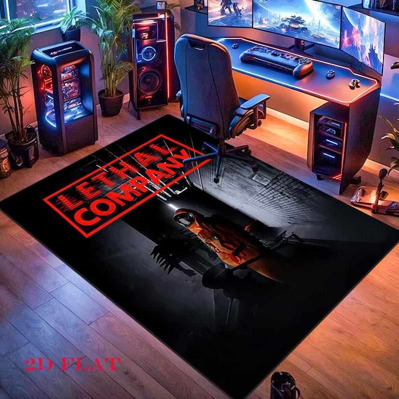 Lethal Company Carpet Rug for Living Room Bedroom Home Sofa Decoration,Kids play Nonslip Floor Mat