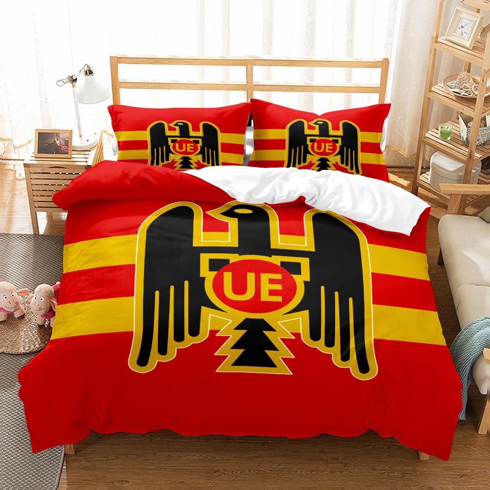 Unión Española Colo Colo Universidad Católica Football 23Pcs Bedding Collection Single Double Queen King With Bed Linen Collection Home Textiles