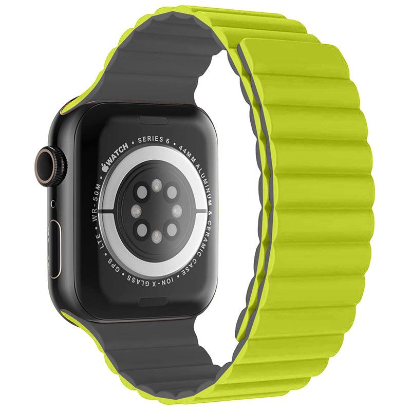 Силиконовый магнитный ремешок для Apple Watch Ultra Band 49 мм 8 7 45 мм 41 мм браслет iWatch 6 5 4 3 SE 44 мм 40 мм 42 мм