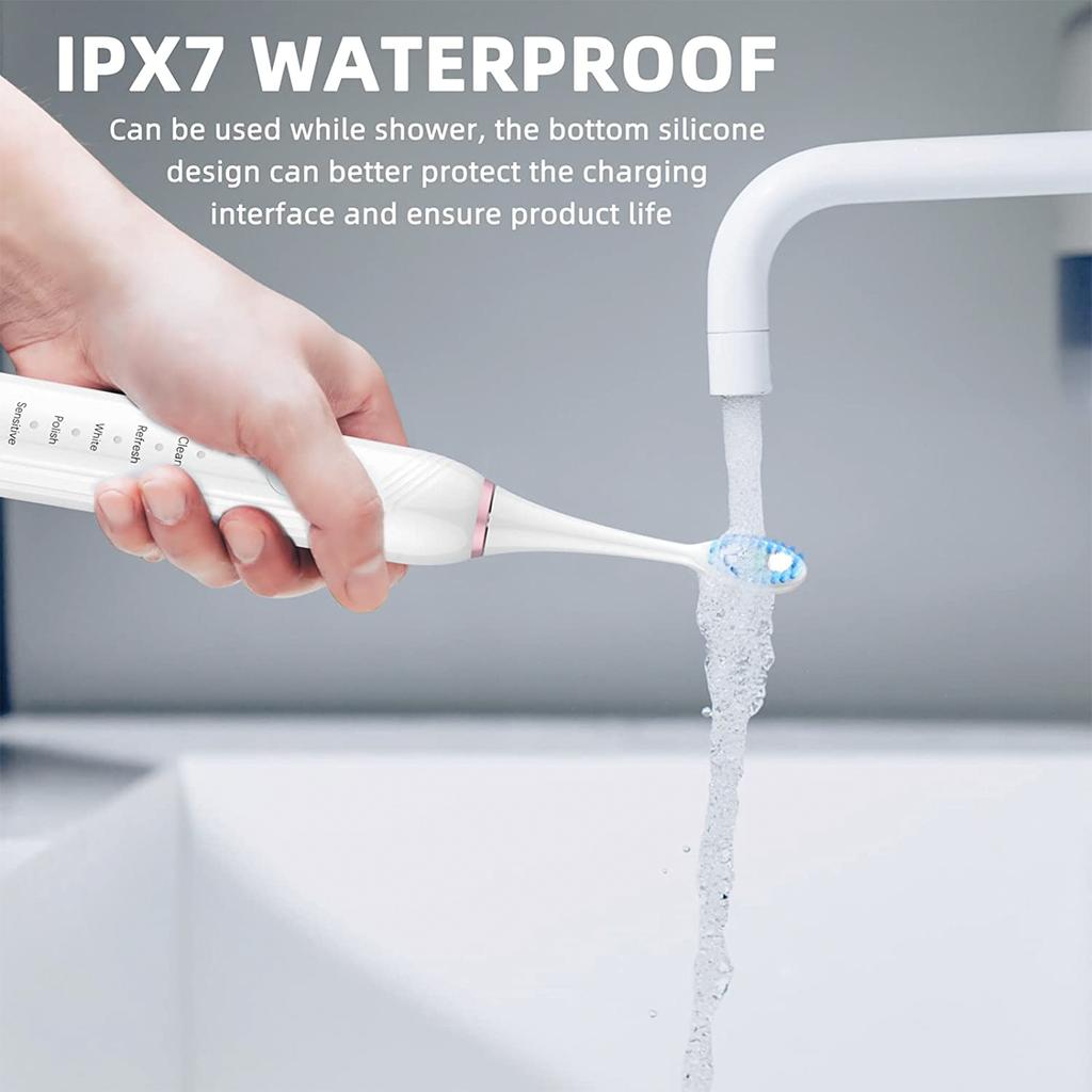 Automatic Adult Soft Travel Waterproof Whitening Smart Electric Teeth Brush Rechargeable Sonic Electric Toothbrush