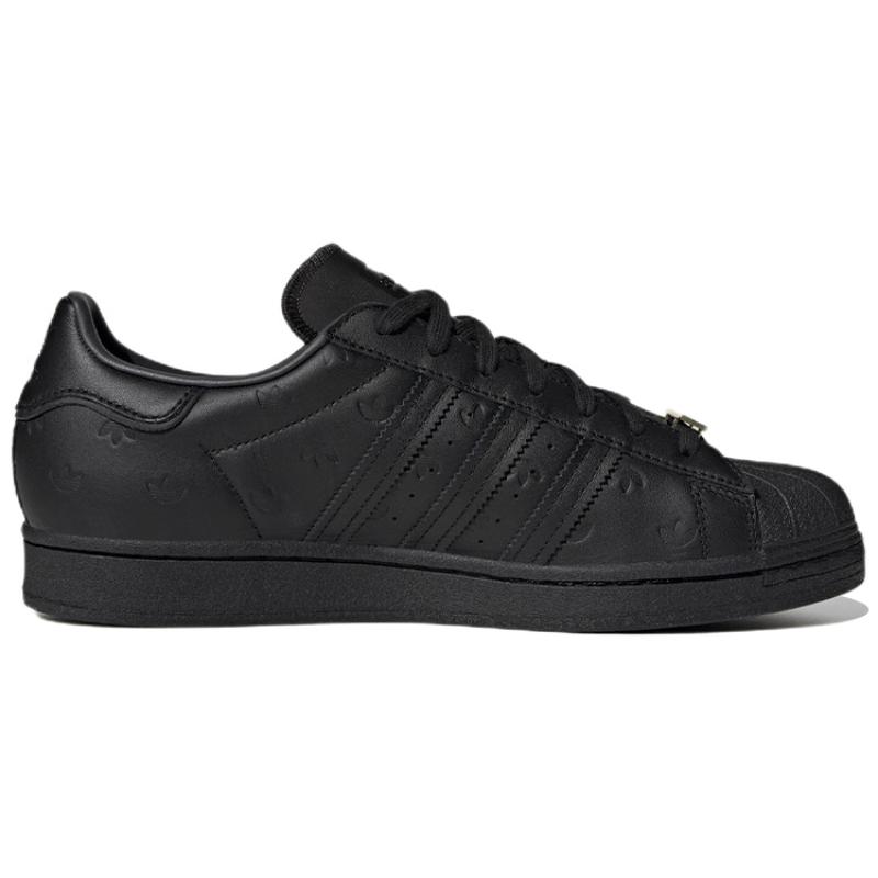 Adidas Кроссовки Superstar 'Allover Debossed Trefoils Black' GY0026