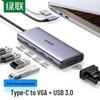 Ugreen Многопортовый USB-C адаптер 5-в-1 с VGA