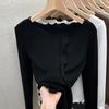 Autumn New Long Sleeve Base Knitted Sweater for Women Winter Round Neck Pullover Knitwears Tops Office Lady Elegant Solid Casual Sweaters Chic 24855