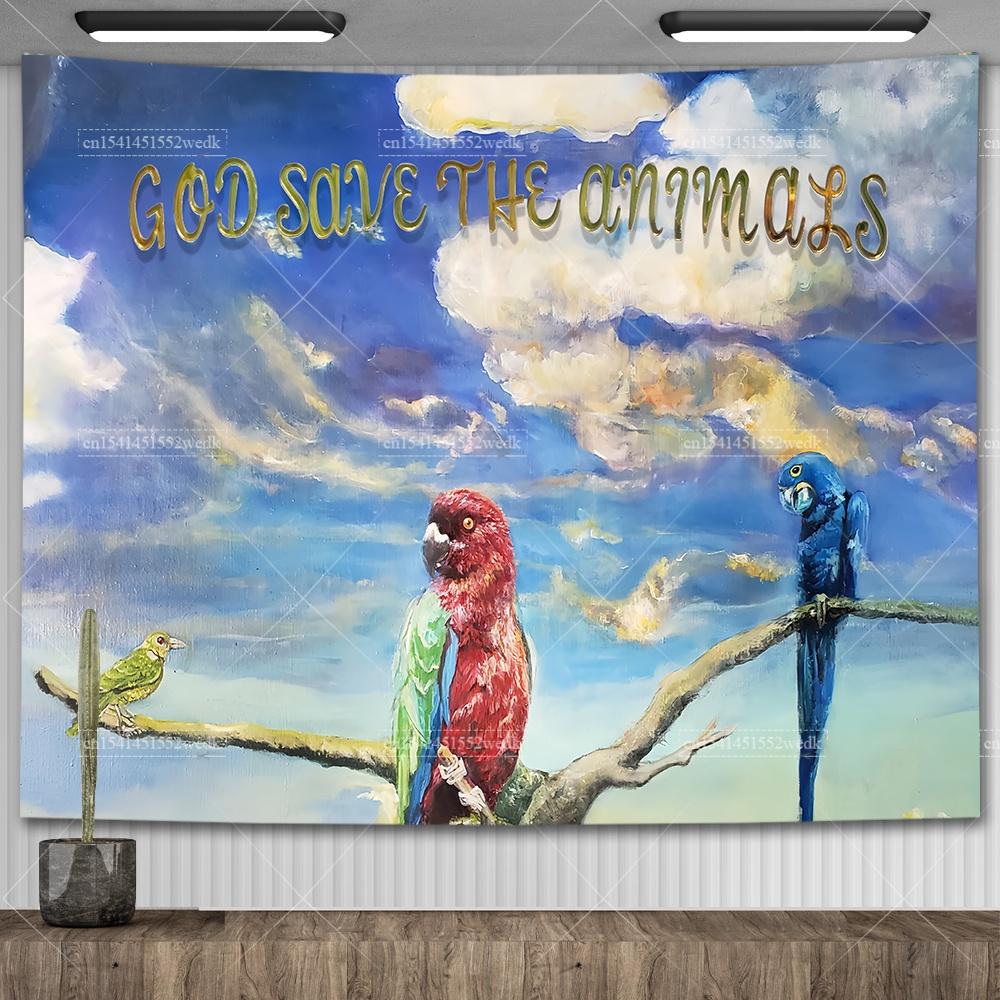 Alex G Trick Обложка альбома Гобелен Настенное искусство Плакаты Эстетическая спальня Декоративные печатные гобелены Макраме Фарбик Гобелен для комнаты