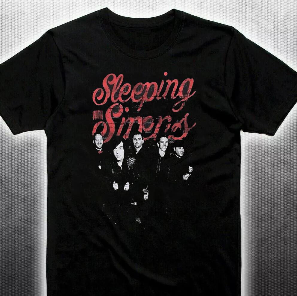 HOT Sleeping With Sirens Black Cotton Shirt S5XL Xmas AD797 Unisex T-Shirt