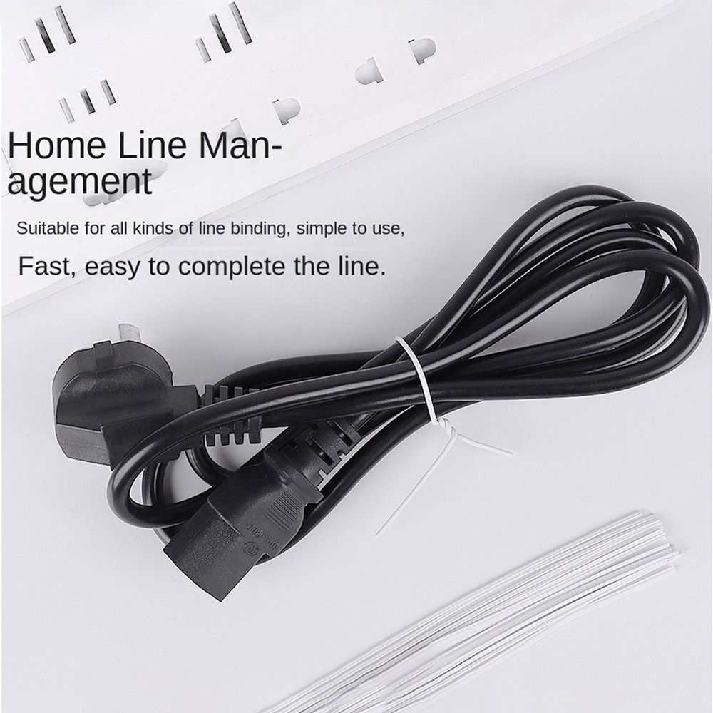 White Plastic Coated Iron Wire Black Cable Ties Iron Wire Twist Ties