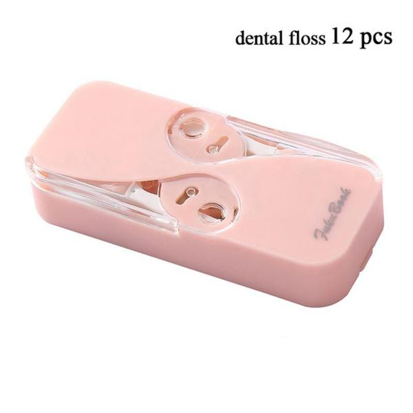 1 PC Floss Dispenser Automatic Dental Floss Storage Box Reusable Floss Toothpicks Container Portable Teeth Flosser Holder Tool