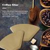 100Pcs Coffee Filter Paper Natural Unbleached Disposable Pour Over Coffee Dripper Cone Universal Coffee Maker Accessories