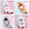 Dressing Game 20cm Doll Clothes One-piece Garment Jumpsuits With Tail Cartoon Animal Outfit