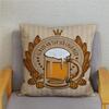 Винтажная подушка для пива, наволочка из персиковой кожи, модный домашний декор, наволочка, наволочка
