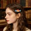2/3Pcs Girl Hairpins Cats Puppies Rabbits Bread Pattern Hair Clips Smooth Edges Side Bang Hair Pins Hair