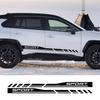 Для Toyota Kia Наклейка на боковую дверь автомобиля Графика TRD Sport Гоночные полосы Виниловая наклейка Пикап Водонепроницаемые Аксессуары для тюнинга