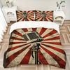 3pcs microphone Duvet Cover Set, Soft Comfortable Duvet Cover,Guest Room (1*Duvet Cover + 2*Pillowcase, Without Core) yy251104105