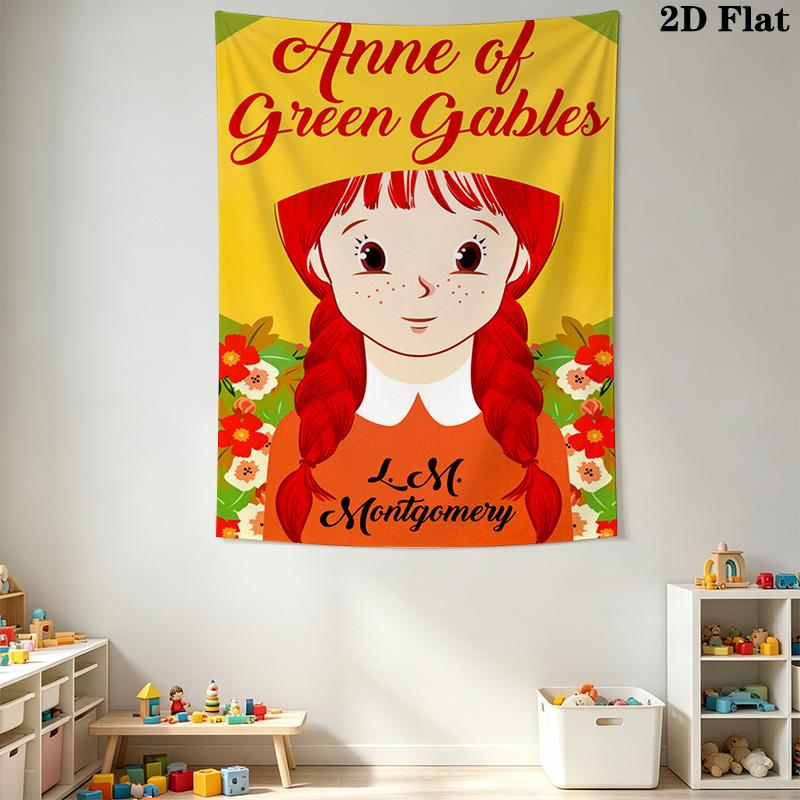 Anne of Green Gables Pattern Home Decor Tapestry, Wall Hanging, Decorative RV Wall Cloth.NGT0928013
