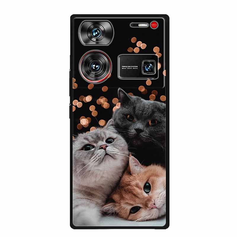 Чехол для ZTE nubia Z60 Ultra Роскошный Мягкий Силиконовый ТПУ Задняя Крышка Чехлы для Телефона Для ZTE NubiaZ60 Ultra 5G Защитный Мультяшный Fundas