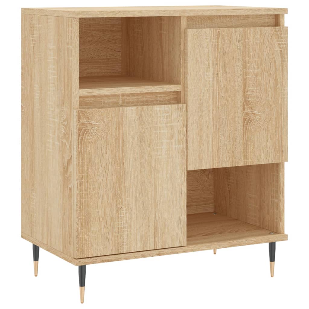 Sideboards 2 pcs Sonoma Oak Wood Material