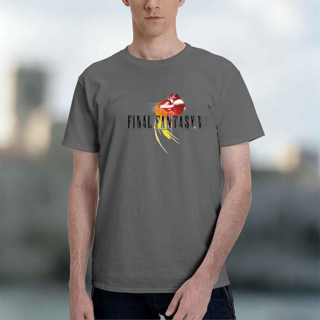 Casual Style T-Shirt Final Fantasy Vii Logo Design Summer Wear Gift For Gamers 2026 Model Short-sleeve crewneck TShirt