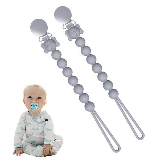 Силиконовый держатель для соски, прочный, легко чистится и фиксируется, зажим для соски для ребенка больше не разочаровывает