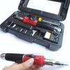 10 In 1 Pro Butane Gas Soldering Iron Set Hot Welding Kit Torch 1300 Degree