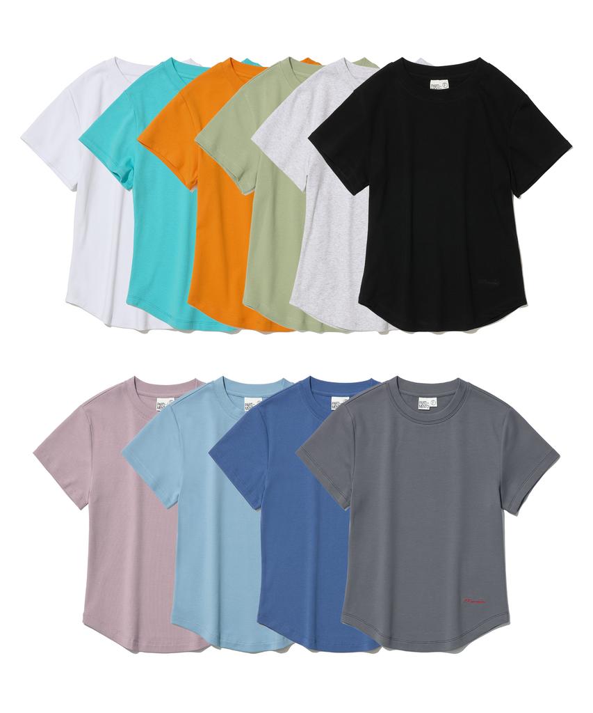 PARTIMENTO WOMEN Pw 90S Short Sleeve Tee_10 Colors