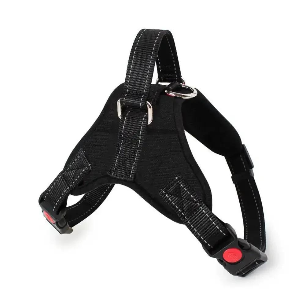 Adjustable Dog Harness Pet Small Medium Large Big Dogs Small Medium Large Big Dogs Saddle Style Chest and Shoulder Straps