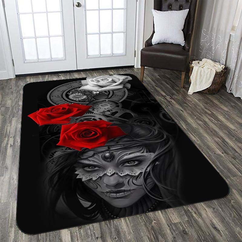Романтический ковер с узором розы Ковер с драконом и розой Ковры для гостиной Коврик ко Дню святого Валентина Домашний ковер для гостиной и ковер