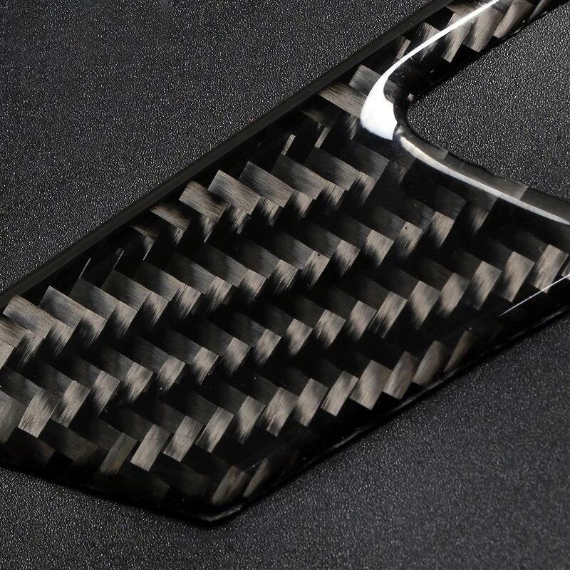 Для Chevrolet Cruze 2009-2015 углеродное волокно салона автомобиля Центральная кнопка управления панель отделка наклейка аксессуары для стайлинга автомобиля